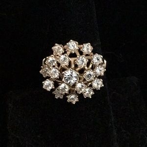 18KT HGE Fashion Ring, sz 7-1/4